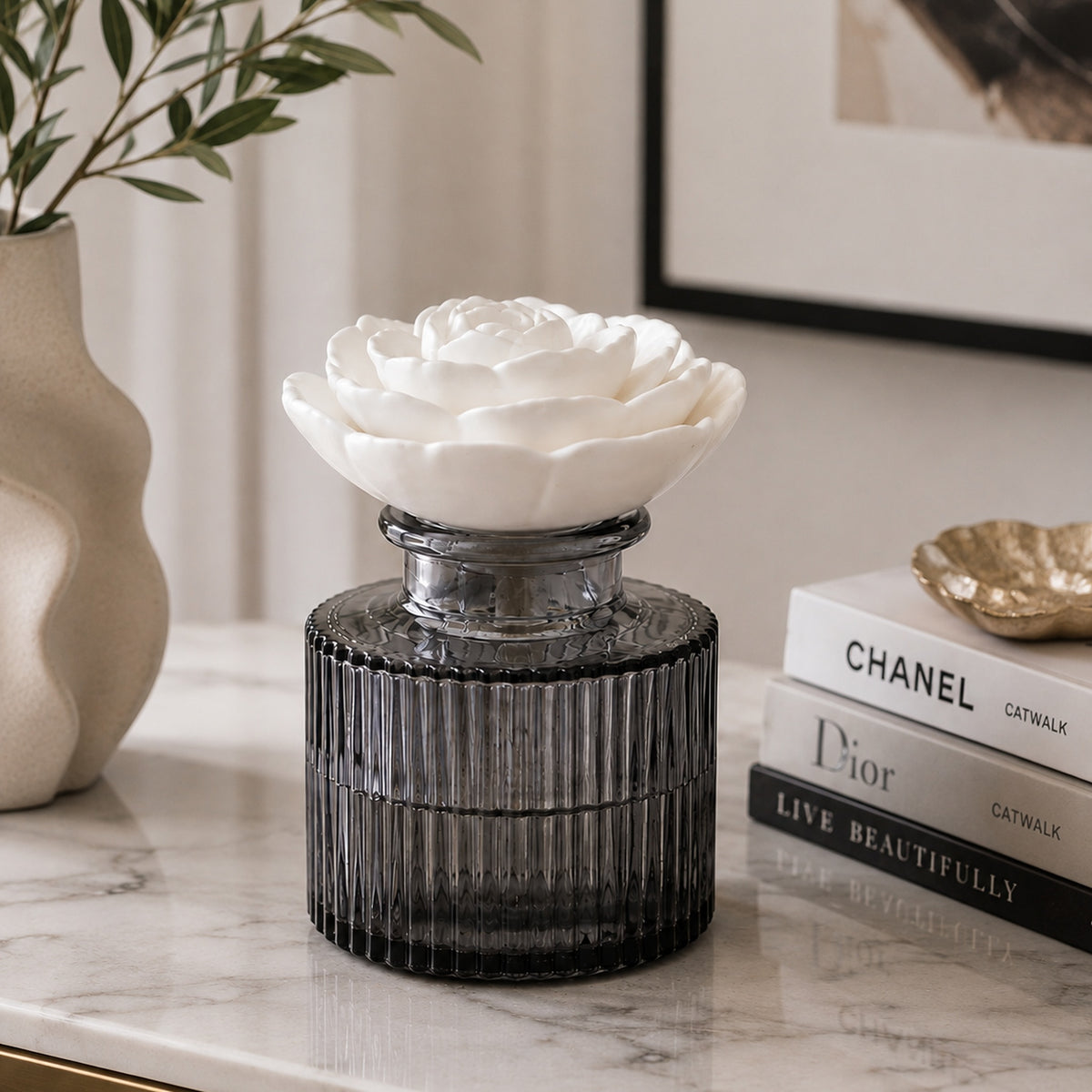 Rosette Porcelain Passive Diffuser