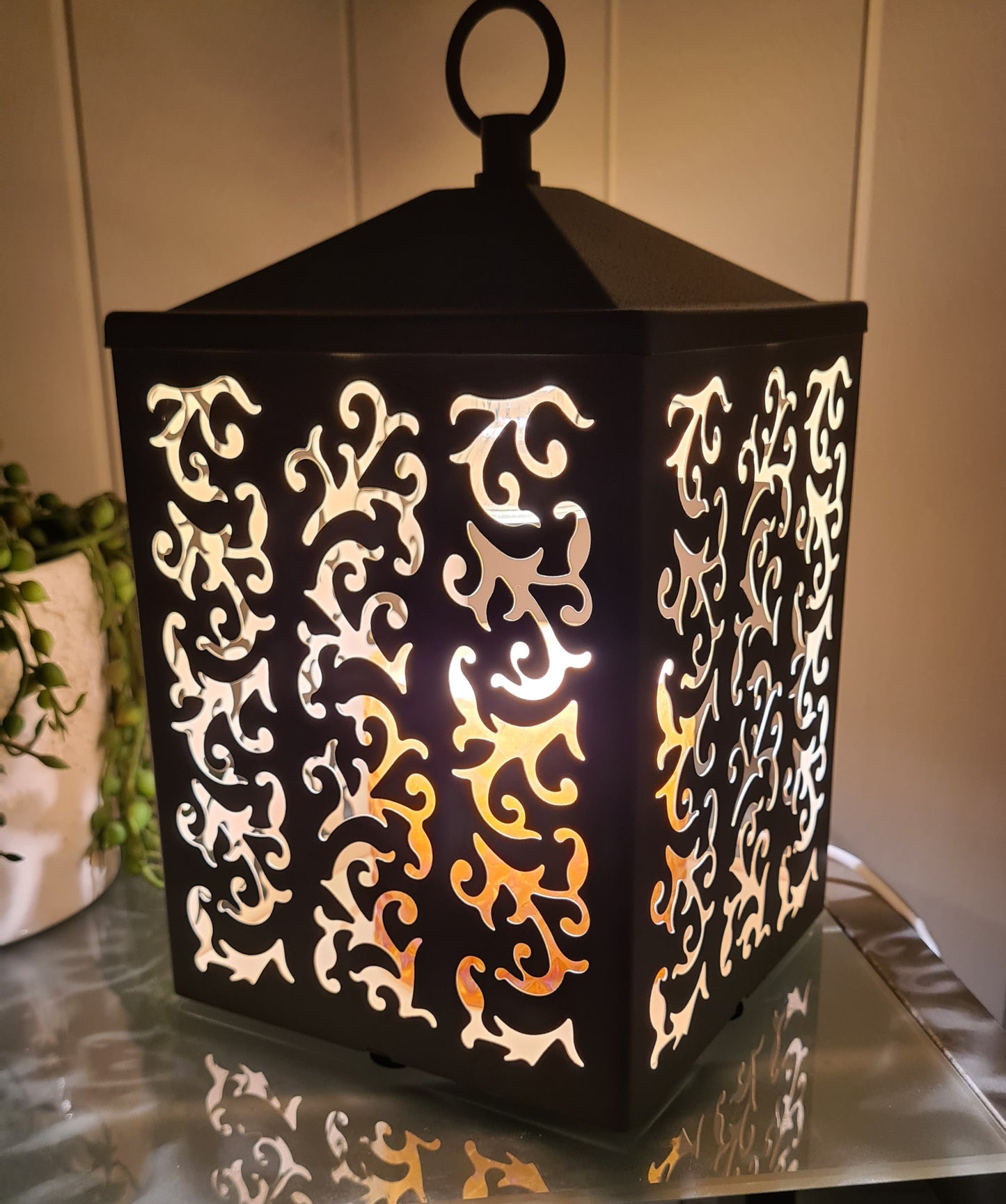 White Cottage Lantern