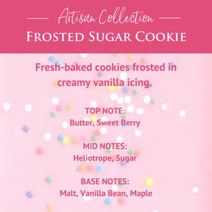 Frosted Sugar Cookie 2.5 oz Artisan Wax Melt