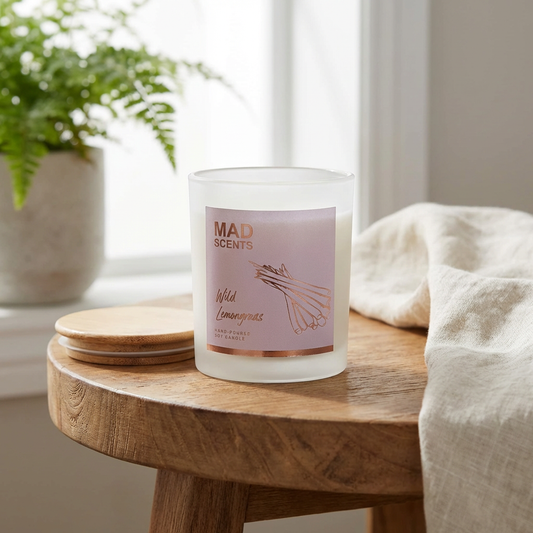 Wild Lemongrass – Wickless Soy Candle