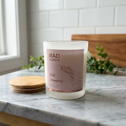 Wild Lemongrass – Wickless Soy Candle