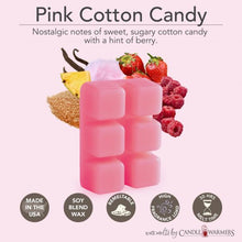 Load image into Gallery viewer, Pink Cotton Candy Classic Wax Melts 2.5oz