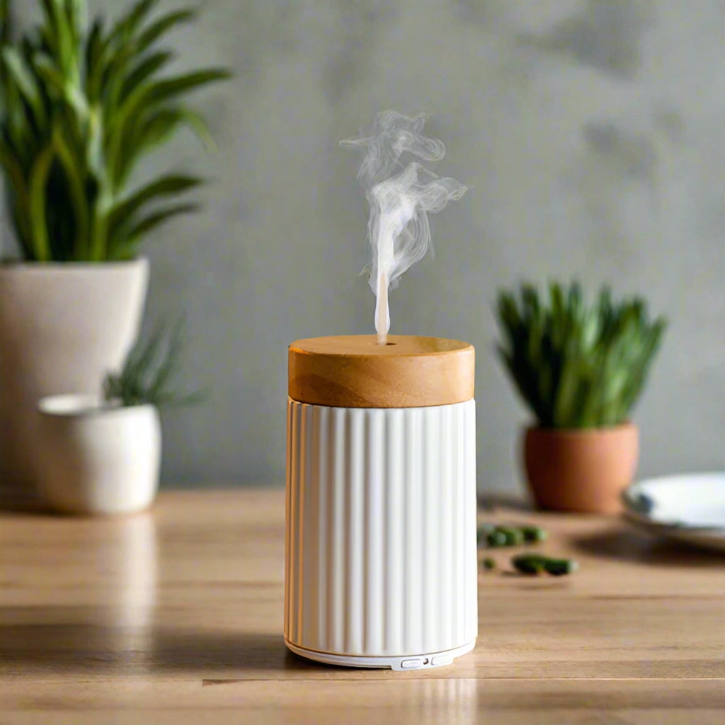 Wood & Ceramic Ultrasonic Aroma Diffuser - COMING SOON