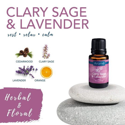 Clary Sage & Lavender Essential Oil Blend