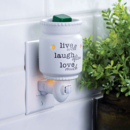 Live Laugh Love Pluggable Warmer