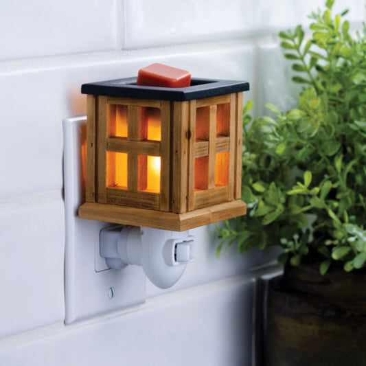 Wood Lantern Pluggable Warmer - RRP $27.95 - Wholesale - OUT OF STOCK - PREORDERS OPEN - ARRIVING LATE APRIL