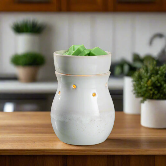 Frosted Farmhouse Illumination Warmer - RRP $43.95 - Wholesale - OUT OF STOCK - PREORDERS OPEN - ARRIVING MID NOVEMBER