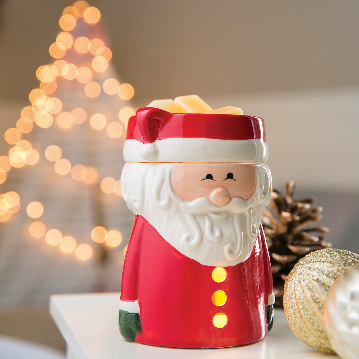 Santa Claus Illumination Warmer – Santa's Christmas Glow gift set