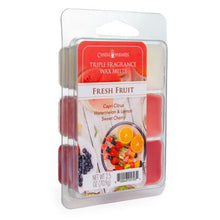 Load image into Gallery viewer, Fresh Fruit Triple Fragrance Wax Melts 2.5oz