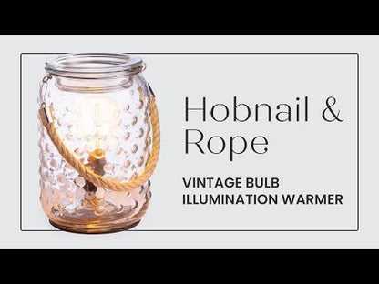 Hobnail & Rope Vintage Bulb Illumination Warmer - COMING SOON