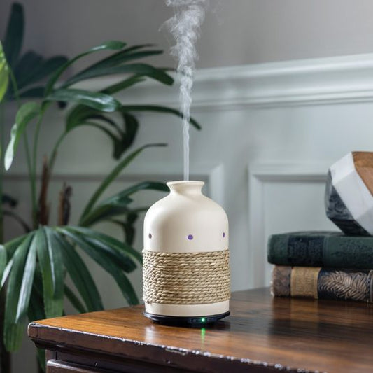 Ceramic & Rope Ultrasonic Aroma Diffuser