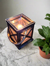 Load image into Gallery viewer, Walnut &amp; Rope Vintage Bulb Illumination Warmer - OUT OF STOCK