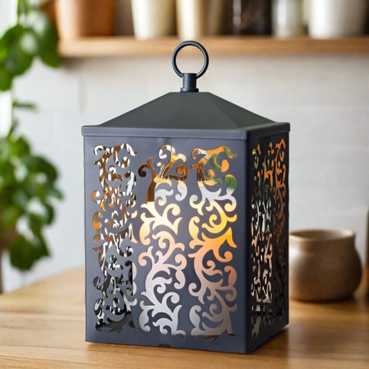 Black Cottage Lantern