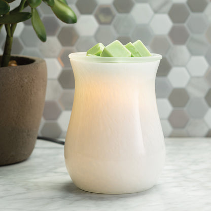 Moonstone Glass Illumination Warmer