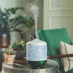 Champagne Palmette Ultrasonic Aroma Diffuser