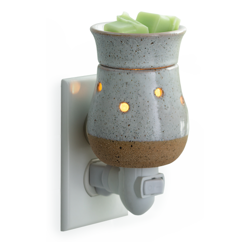 Rustic White  Pluggable Warmer