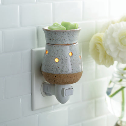 Rustic White  Pluggable Warmer