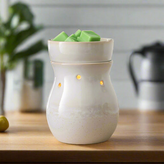 Frosted Farmhouse Illumination Warmer - RRP $43.95 - Wholesale - OUT OF STOCK - PREORDERS OPEN - ARRIVING LATE APRIL