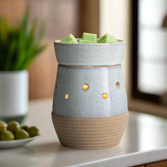 Rustic White Illumination Warmer - RRP $43.95 - Wholesale - OUT OF STOCK - PREORDERS OPEN - ARRIVING LATE APRIL