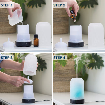 Frosted Glass Ultrasonic Aroma Diffuser