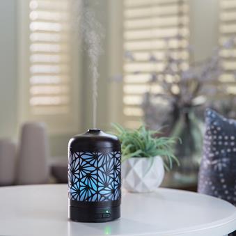 Bronze Palmette Ultrasonic Aroma Diffuser